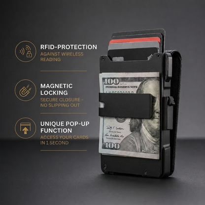 Ceramaine MagVault® Minimalist Wallet - Maximum Capacity. Minimal Footprint.