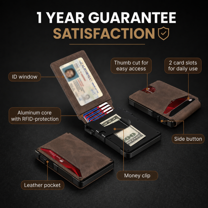 Ceramaine MagVault® Minimalist Wallet - Maximum Capacity. Minimal Footprint.