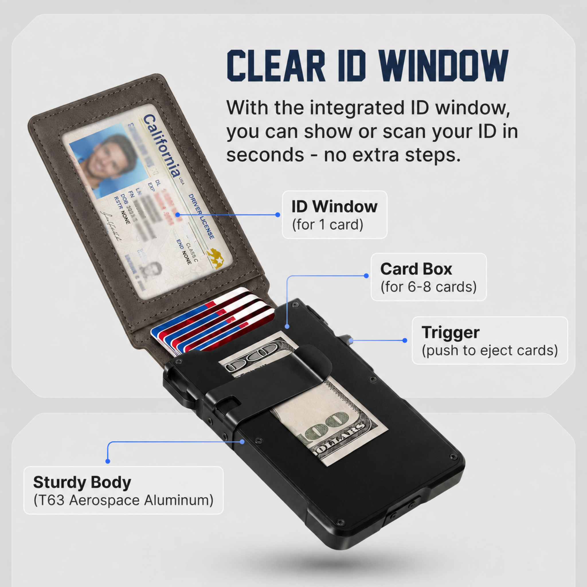 Ceramaine MagVault® Minimalist Wallet - Maximum Capacity. Minimal Footprint.