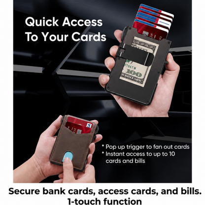Ceramaine MagVault® Minimalist Wallet - Maximum Capacity. Minimal Footprint.